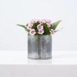 Real Touch Mini Dianthus Wildflowers in Galvanized Metal Tin - 2 Colors - Image 7