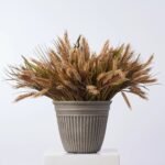 Faux Triticum Wheat Large Outdoor Urn Filler Fall Arrangement