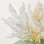 Pampas Grass Pumpkin Centerpiece on Birch Disc Fall Floral Decor Arrangement - Available In 2 Colors - Image 4