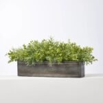 All Seasons Mixed Boxwood Eucalyptus Greenery Everyday Window Planter Box Arrangement - Available In 3 Sizes - Image 6