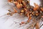Acorn & Fall Leaves Front Door Twig Autumn Wreath - Available in Two Sizes - Image 2