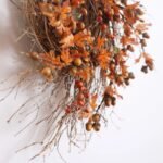 Acorn & Fall Leaves Front Door Twig Autumn Wreath - Available in Two Sizes - Image 4