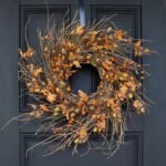Acorn & Fall Leaves Front Door Twig Autumn Wreath - Available in Two Sizes - Image 5
