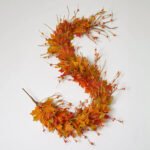 Autumn's Splendor - Mixed Maple Leaf Foliage & Bittersweet Berry Fall Centerpiece Table Runner Mantel Garland