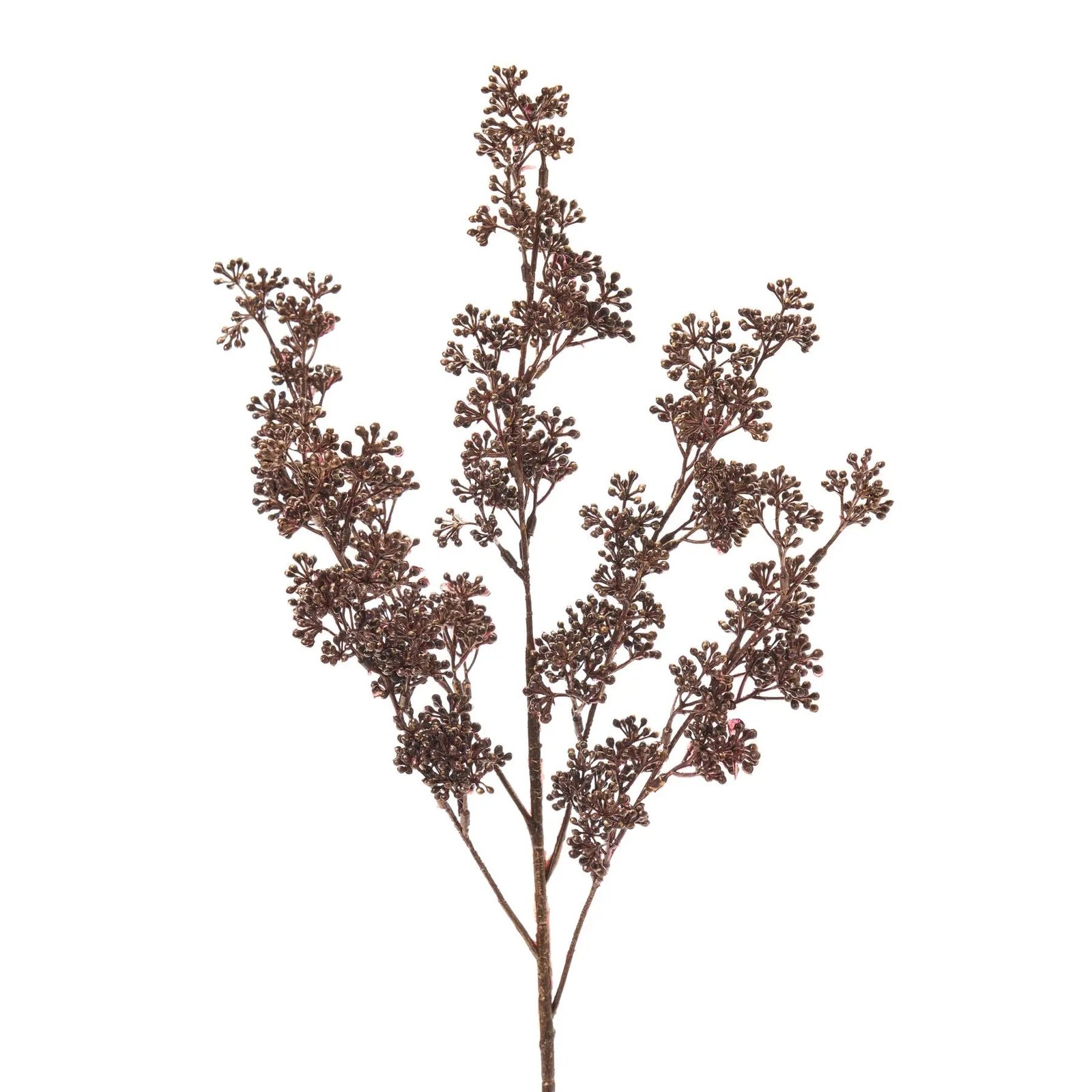 BronzeGlitterSeedBranchSprayFLWSTM3186-25_2 Bronze Glitter Seed Branch Spray - 25 - Image 1