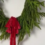 Norfolk Collection - Real Touch Norfolk Pine Front Door Christmas Holiday Winter Wreath - 2 Size Options Available - Image 3