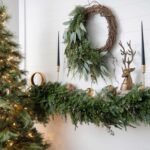 Winter's Bounty - Mixed Juniper, Eucalyptus & Winter Pine Holiday Asymmetrical Front Door Wreath - Image 2
