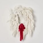 Norfolk Collection - Real Touch White Norfolk Pine Front Door Christmas Holiday Winter Wreath - Image 2