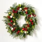 Home for the Holidays - Pomegranate, White Apple Sugar, Chestnut & Berry Front Door Christmas Wreath - Image 3