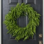 Twinkling Norfolk - Dual Pre-Lit Multicolored & White Real Touch Greenery Norfolk Christmas Holiday Wreath - 30 - Image 5