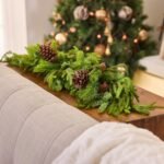 Real Touch Norfolk, Spruce & Juniper Christmas Front Door Holiday Table Swag