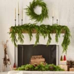Draping Real Touch Norfolk Pine Garland Cascading Winter Greenery Christmas Decor