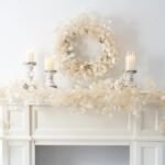 Dried Look Translucent Bleached Lunaria All Seasons Garland - Multiple Lengths Available - Image 3