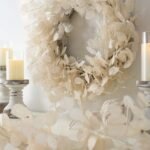 Dried Look Translucent Bleached Lunaria All Seasons Garland - Multiple Lengths Available - Image 5