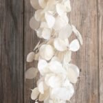 Dried Look Translucent Bleached Lunaria All Seasons Garland - Multiple Lengths Available - Image 2