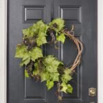 Rustic Vineyards - Grape Leaf Vine & Wild Blackberry on Twisted Broad Vine Wreath Base
