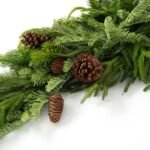 Real Touch Norfolk, Spruce & Juniper Christmas Front Door Holiday Table Swag - Image 4