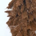 Deluxe Brown Pine Needle Large Teardrop Fall Swag Base - Image 2