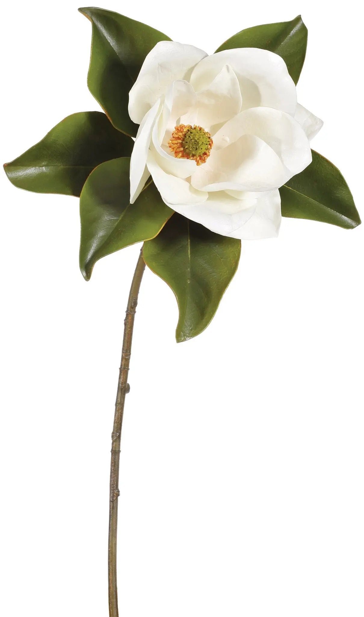 FLWST1028-LargeMagnoliaSilkBloomandStemBundle Real Touch Large Magnolia Bloom 29 Single Stem or Bundle of 3 - Image 1