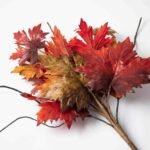 Autumn Burgundy Faux Fall Maple Leaf Bundle - 22 - Image 2
