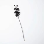 Black Faux Floral Phalaenopsis Orchid Multi-Bloom & Bud Stem - 29 - Image 2