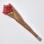 Naturally Dried & Farm Dyed Bright Pink Bunny Tail Stem Bundle Bouquet - Image 3