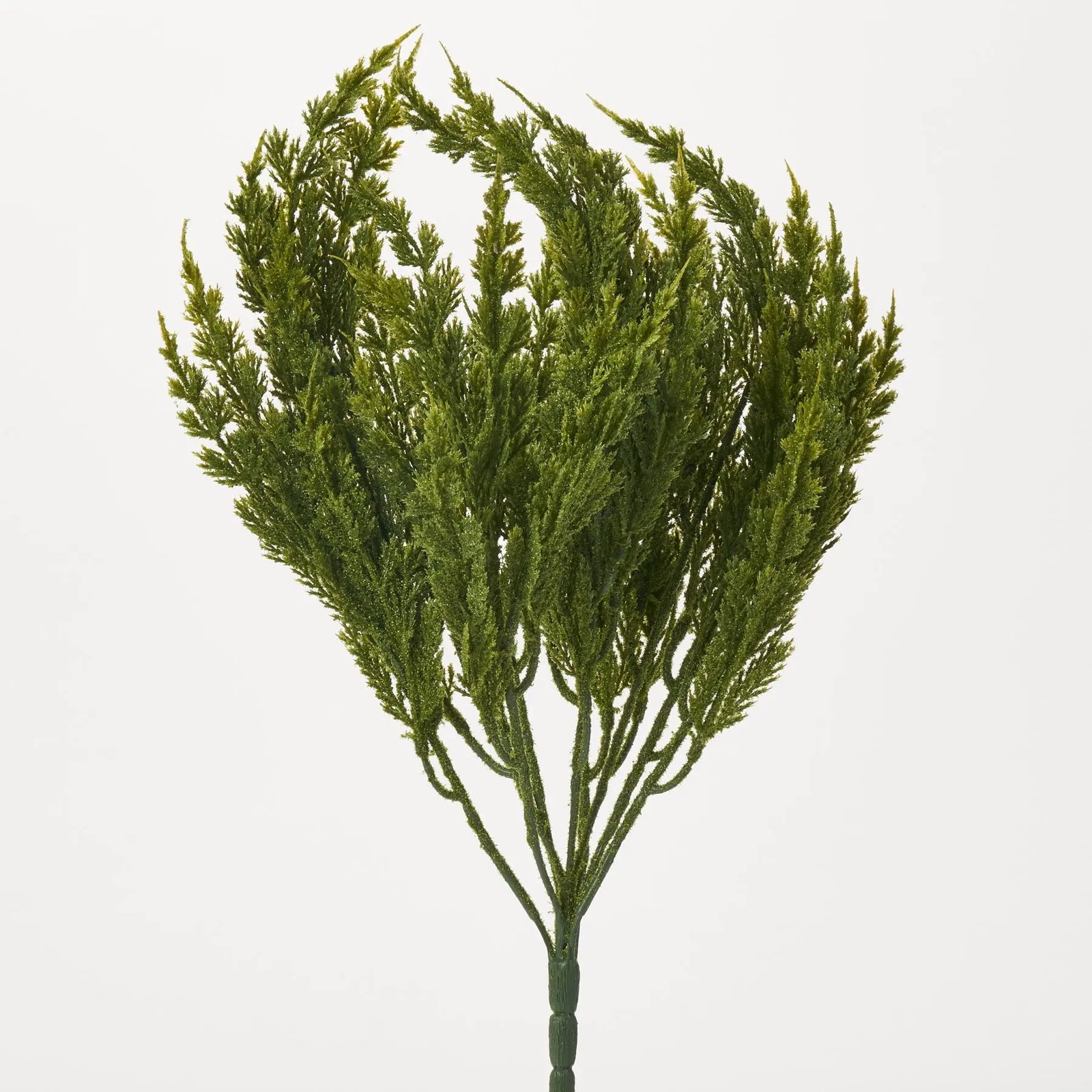 FLWSTM1303DarkGreenFauxBriarPineBushSpray Bright Green Faux Briar Pine Bush Spray - 17 - Image 1