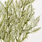 White Faux Astilbe Bush Stem Spring Summer Foliage Bouquet - 18 - Image 2