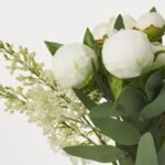 Mixed Spring Bundle Bouquet of 13 Faux Peony Buds, Lilac & Eucalyptus Stems - 15 - Image 2