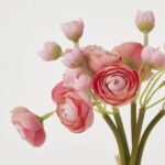 Blooming Pink Mini Silk Ranunculus Bouquet Bundle of 6 Stems - 10 - Image 3