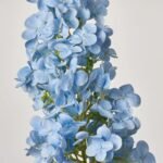 Real Touch Light Blue Pee Gee Hydrangea Single Long Stem Spray - 39 - Image 3