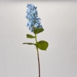 Real Touch Light Blue Pee Gee Hydrangea Single Long Stem Spray - 39 - Image 2