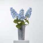 Real Touch Light Blue Pee Gee Hydrangea Single Long Stem Spray - 39