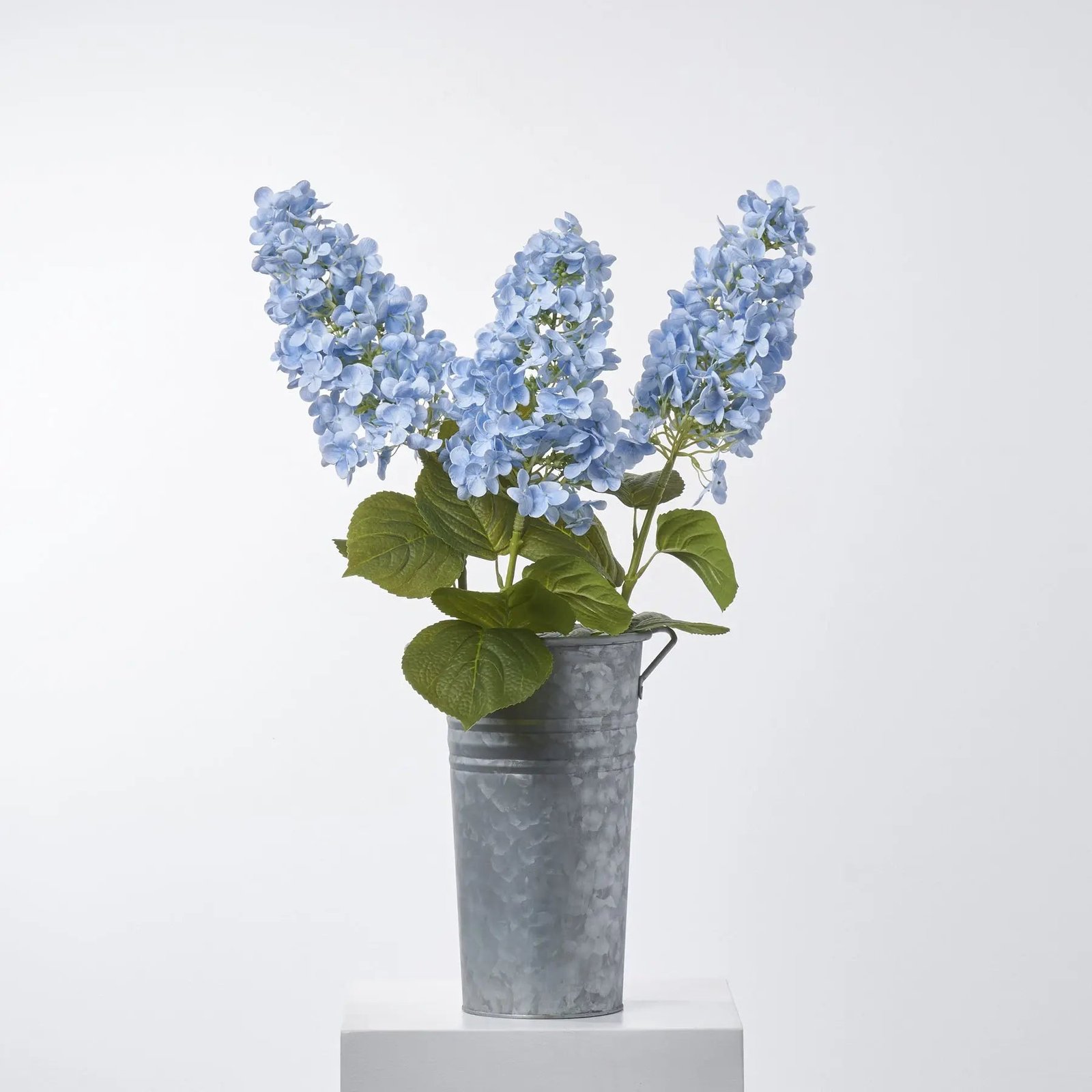 FLWSTM2356RealTouchLightBluePeeGeeHydrangeaSingleLongStemSpray-39 Real Touch Light Blue Pee Gee Hydrangea Single Long Stem Spray - 39 - Image 1