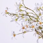 White Forsythia Bouquet Artificial Floral Bundle of 3 Stems - 24 - Image 2