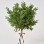 Seeding Juniper Berry Bundle of 3 Stems Faux Winter Greenery Spray  - 16