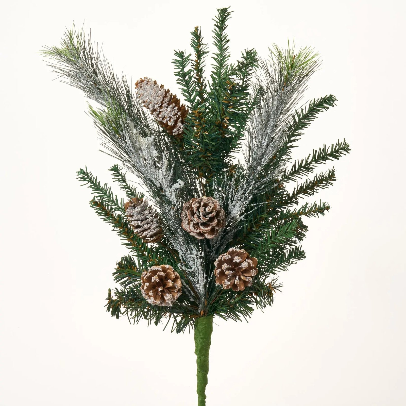 FLWSTM3155SnowFlockedPine_PineconeWinterSpray-27_2 Snow Flocked Pine & Pinecone Winter Spray - 27 - Image 1