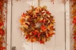 Autumn's Splendor - Mixed Maple Leaf, Eucalyptus, & Wheat Grass Fall Front Door Wreath - Image 5