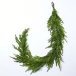 Norfolk Collection - Real Touch Norfolk Pine Christmas Holiday Front Door Garland Table Runner