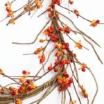 Wild Bittersweet Berry & Twig Mantle Fall Garland Table Runner - Image 2