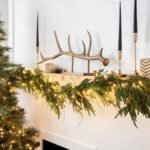 Twig Light & Real Touch Green Norfolk Pine Pre-Lit Winter Christmas Mantle Garland Table Runner - Image 2