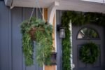 Seeding Real Touch Juniper Berry Faux Greenery Front Door Mantle Wreath 18 - Image 6