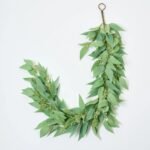 All Seasons Faux Blade Eucalyptus Mantel Garland Everyday Table Runner Greenery