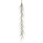 120 LED Lighted Plug In Brown Wire-Wrapped Twig Branch Garland Christmas Mantel Decor - Image 4