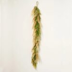 Fern Queen - Green Lace Fern, Beige Norfolk & Greenery Seed Bush Everyday Spring Summer Garland - Image 3