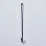 Black Metal Wreath & Taper Candle Holder Over the Door Hanger - 32 - Image 5