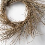 Wispy Twig Round Fall Mini Wreath or Candle Ring Centerpiece - Image 2