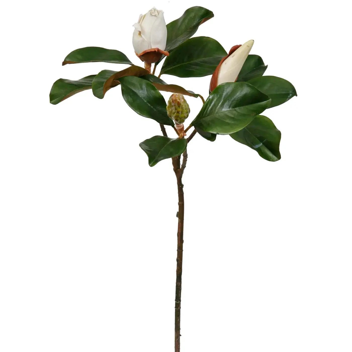 Magnolia3waystem Real Touch Large Magnolia Bud Large Branch Stem 31 - Image 1