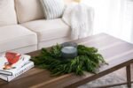 Norfolk Collection - Real Touch Norfolk Pine Front Door Christmas Holiday Winter Wreath - 2 Size Options Available - Image 9