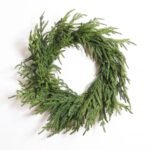 Norfolk Collection - Real Touch Norfolk Pine Front Door Christmas Holiday Winter Wreath - 2 Size Options Available - Image 4
